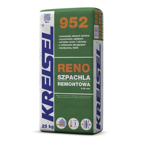 Mastic à base de ciment - REPAIR PUTTY 952 - Kreisel - de réparation / de rebouchage / pour fenêtre