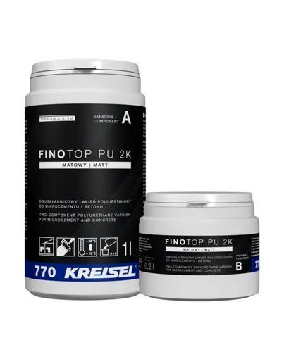Enduit de finition - FINOTOP PU 2K 770 - Kreisel - de protection / extérieur / pour sol