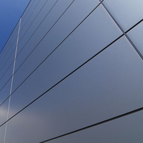 Système de façade en tôle d'acier - QBISS ONE  - Cantori srl - acoustique / modulaire / autoportant