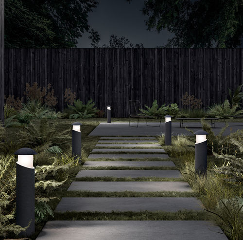 Borne d'éclairage de jardin - ALFIERE 1116B - 9010 novantadieci - contemporaine / en céramique / à LED