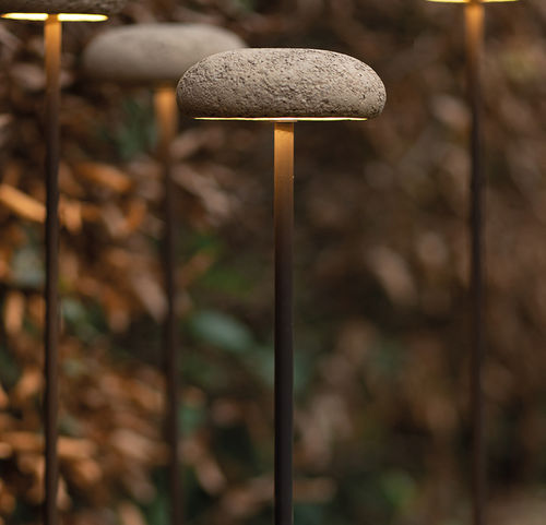 Borne d'éclairage de jardin - OOLITE BIG 1115C - 9010 novantadieci - contemporaine / en acier inoxydable / à LED