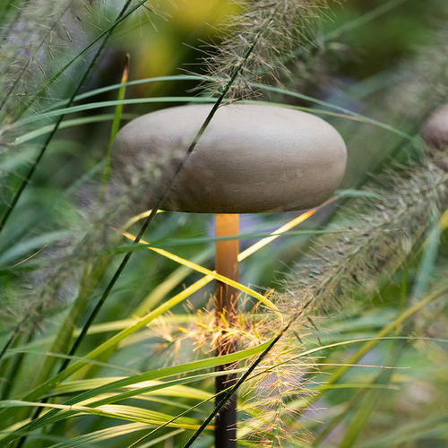 Borne d'éclairage de jardin - OOLITE SMOOTH 1112A - 9010 novantadieci - contemporaine / en acier inoxydable / à LED