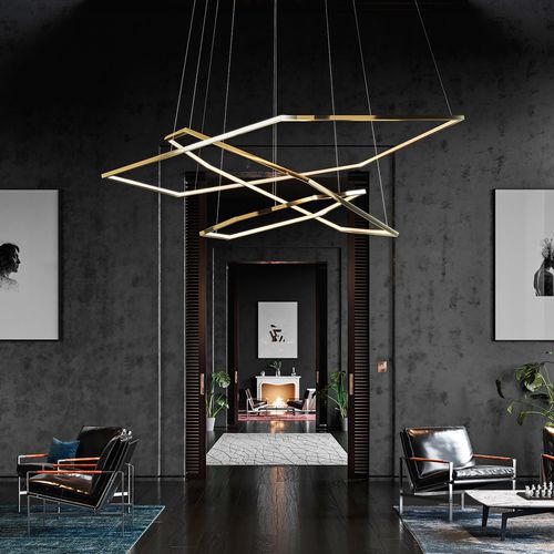 Suspension - VESANTO - cameron designhouse - en métal poli / en métal brossé / contemporaine