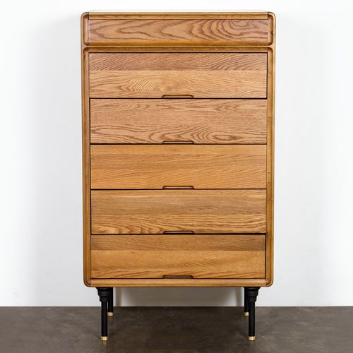 Chiffonnier contemporain - DISTRIKT TALLBOY - District 8 - en bois / en acier
