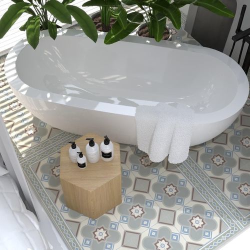 Carrelage en porcelaine - ISABELLE  - REVOIR PARIS - mat / d'intérieur / de salle de bain