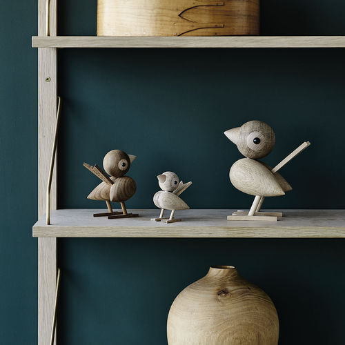 Sculpture en chêne - SPARROW - lucie kaas - en châtaigner