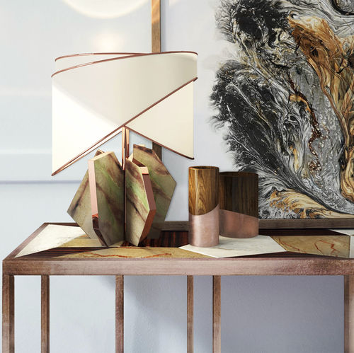 Lampe de table - Waterland - Muranti - en laiton poli / en marbre / contemporaine