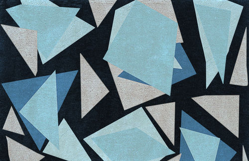 Tapis contemporain - Marieta - Muranti - géométrique / en laine / en viscose