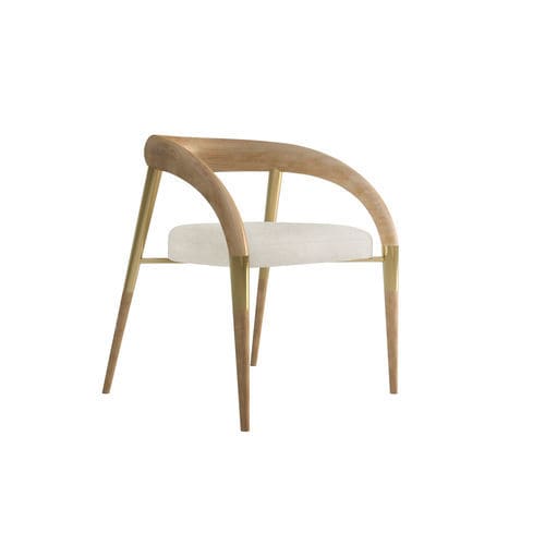 Chaise de salle à manger contemporaine - Neila - Muranti - d'intérieur / en velours / en coton