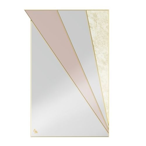 Miroir mural - Kozmus - Muranti - contemporain / rectangulaire / en laiton poli