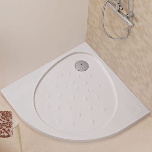 Receveur de douche d'angle - EGG - Valadares - surélevé / en céramique / antidérapant