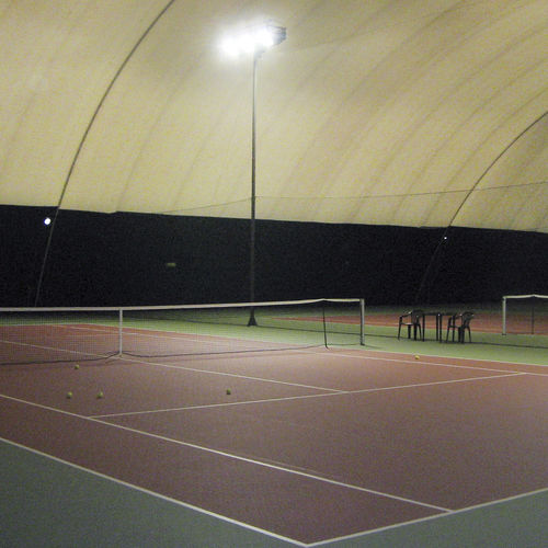 Structure gonflable pour terrain de sport - HOLSTROY - pour piscine publique / pour terrain de tennis / pour aire de jeux