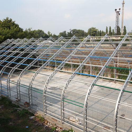 Structure tendue sur ossature métallique - HOLSTROY - pour abri / pour applications industrielles / avec membrane en pvc