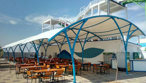 Structure d'ombrage en toile - WAVE - HOLSTROY - résidentielle / pour espace public / pour aire de jeux