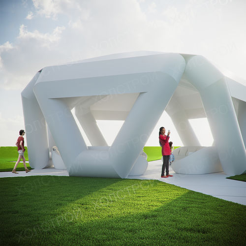 Structure gonflable pour le secteur événementiel - SHADE SHELTERS - HOLSTROY - pour espace public / pour aire de jeux / pour bureau