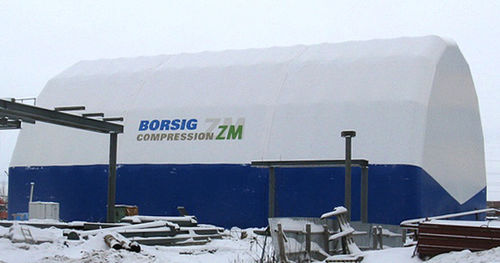 Structure gonflable à usage industriel - TURBINE HANGAR - HOLSTROY