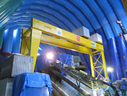Structure gonflable à usage industriel - CONSTRUCTION SITE COVER - HOLSTROY