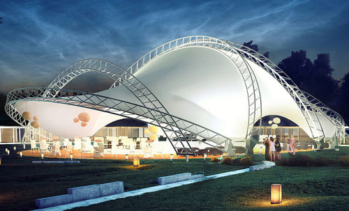 Structure d'ombrage pour espace public - DUNE - HOLSTROY