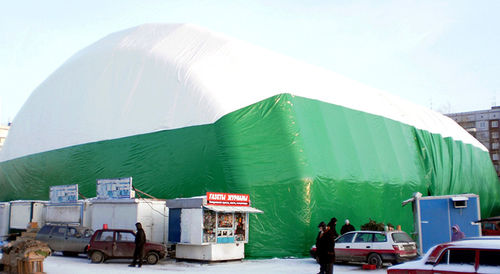 Structure gonflable pour espace public - HOLSTROY - pour supermarché