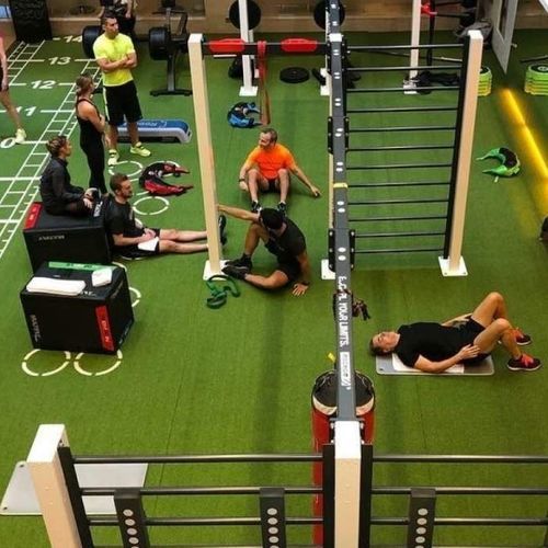 Gazon artificiel - TURF - Pavigym - en rouleau / pour installation sportive / pour activité sportive