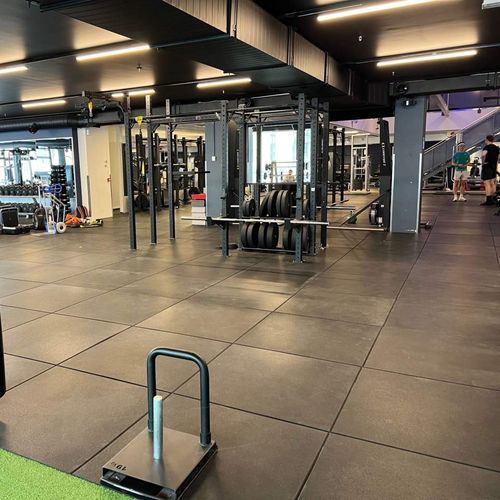 Revêtement de sol en caoutchouc - Solid Pro - Pavigym - d'intérieur / pour salle de sport / professionnel