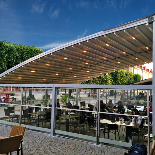 Panneau pare-vent en verre - LIFT MOTION - BYART GROUP - professionnel