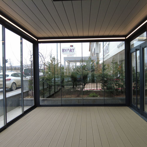 Panneau pare-vent en verre trempé - VISTA - BYART GROUP - professionnel