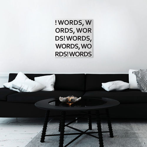 Tableau magnétique - WORDS - dESIGNoBJECT - mural / en tôle d'acier