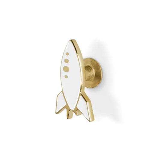 Poignée de meuble en laiton poli - ROCKET KD7004 - PullCast - polie / laquée / émaillée