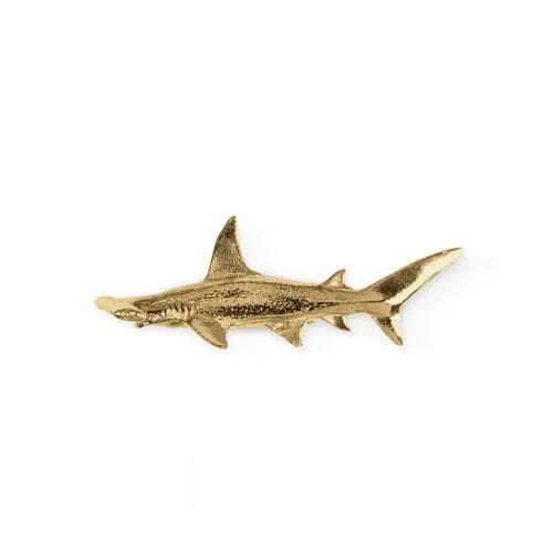 Poignée de meuble en laiton - SHARK KD7029 - PullCast - brossée / polie / vieillie