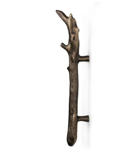 Poignée de tirage de porte - TWIG EA1044 - PullCast - en laiton / en laiton brossé / design original