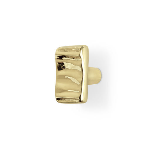 Bouton de meuble contemporain - Baruka CM3053 - PullCast - en laiton poli