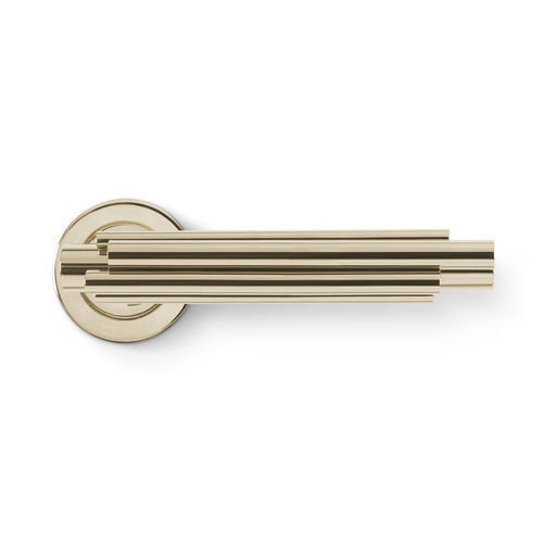 Poignée pour porte - Brubeck TW5016L/R - PullCast - en laiton plaqué or / contemporaine / résidentielle