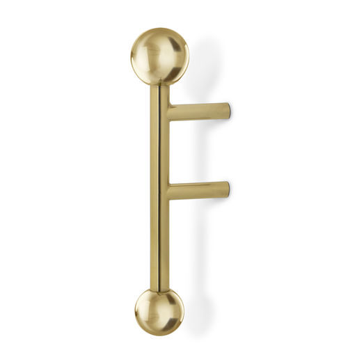 Poignée de tirage de porte - QUANTUM TW5006 - PullCast - en laiton brossé / en laiton nickelé / en laiton plaqué or
