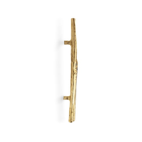 Poignée de tirage de porte - SHIN LE4018 - PullCast - en laiton brossé / en laiton poli / en cristal de zirconium