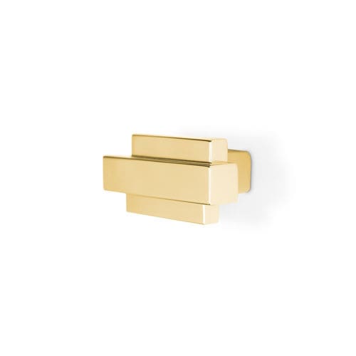 Bouton de meuble contemporain - SKYLINE CM3050 - PullCast - en laiton brossé / en laiton poli / en laiton vieilli