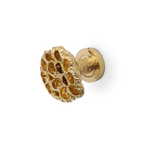 Bouton de porte contemporain - COMB EA1083 - PullCast - en laiton brossé / en laiton poli / en laiton vieilli