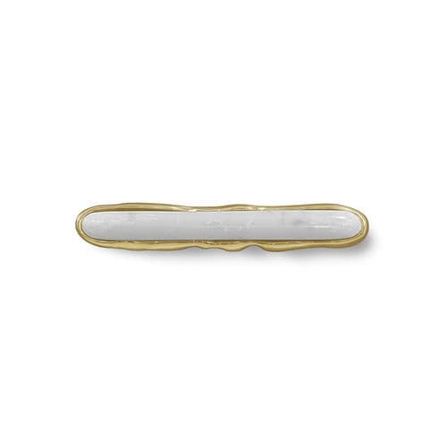 Poignée de meuble en laiton - Tiffany Marble CM3082 - PullCast - brossée / polie / vieillie