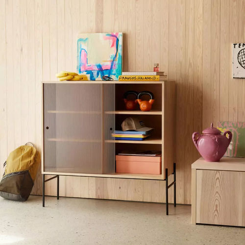 Meuble de rangement sur pied - HIFIVE - Northern - contemporain / en chêne / MDF