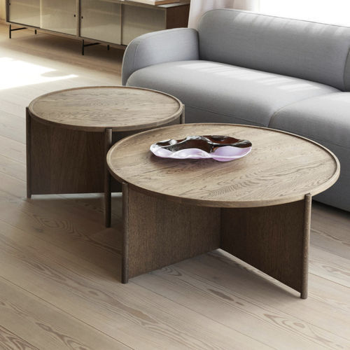 Table basse contemporaine - CLING  - Northern - en chêne / avec piètement en chêne / avec piètement en plaqué bois