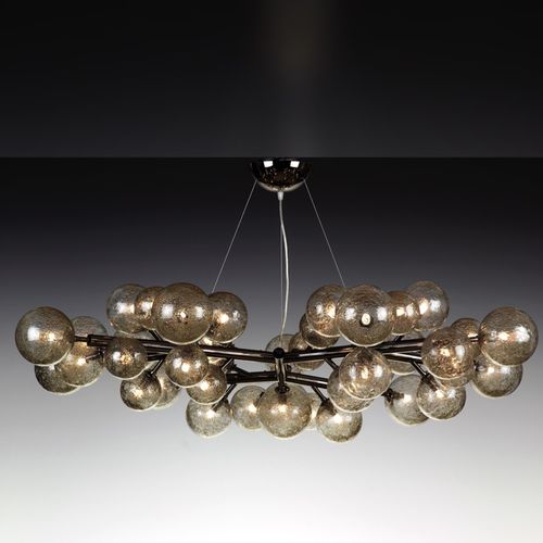 Lustre design minimaliste - MIMOSA  - Alberto Dona - en verre de Murano / en laiton poli / professionnel