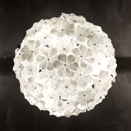 Lustre contemporain - VIBURNO  - Alberto Dona - en verre de Murano / 4 ampoules / professionnel