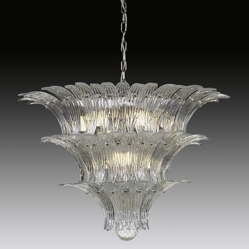 Lustre contemporain - PALM  - Alberto Dona - en cristal / en verre de Murano / en laiton