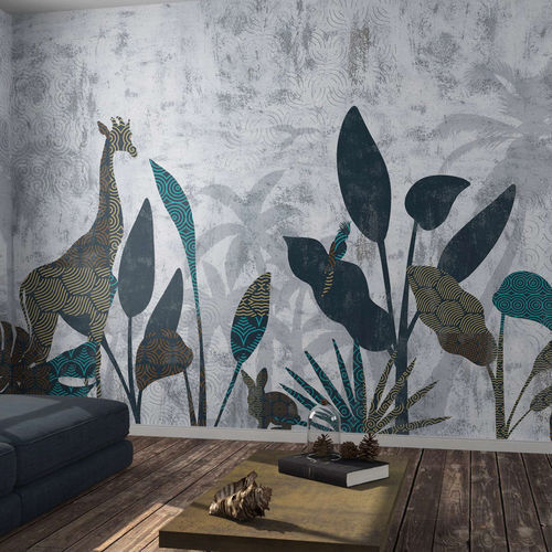 Papier peint contemporain - AKELA - WallyArt - en textile non-tissé / en fibre de verre / en vinyle