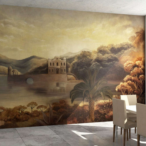 Papier peint contemporain - AGRABAH - WallyArt - en textile non-tissé / en fibre de verre / en vinyle
