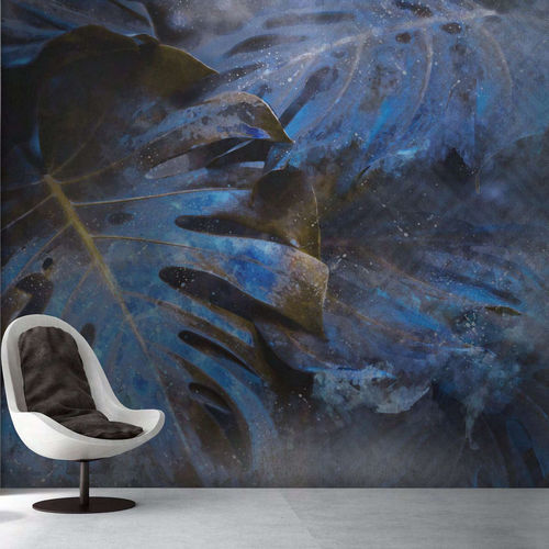 Papier peint contemporain - COBALTO - WallyArt - en textile non-tissé / en fibre de verre / en vinyle