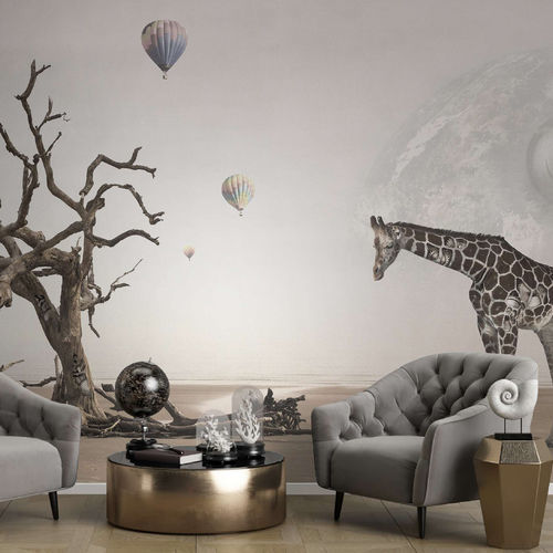 Papier peint contemporain - OBLIVION - WallyArt - en textile non-tissé / en fibre de verre / en vinyle