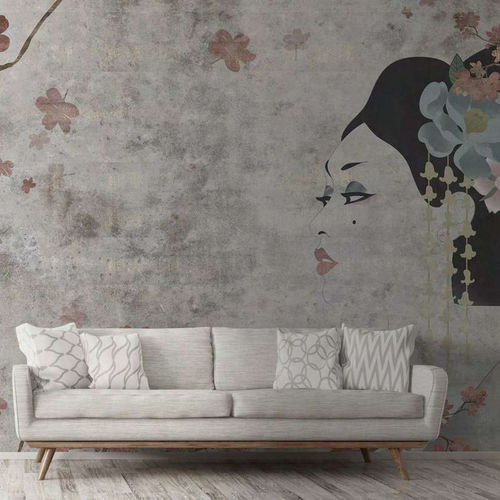 Papier peint contemporain - MAIKO - WallyArt - en textile non-tissé / en fibre de verre / en vinyle