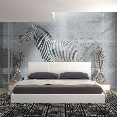 Papier peint contemporain - AFRICA - WallyArt - en textile non-tissé / en fibre de verre / en vinyle