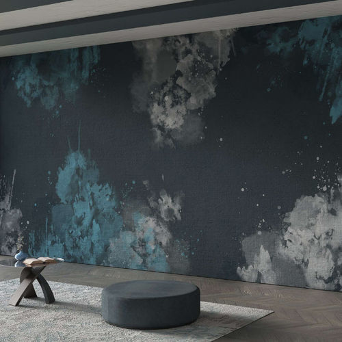 Papier peint contemporain - SIENNA - WallyArt - en textile non-tissé / en fibre de verre / en vinyle